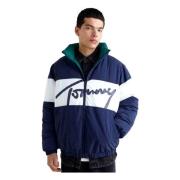 Reversible Relaxed Padded Puffe Jacket Tommy Jeans , Multicolor , Here...