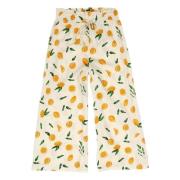 TIE Culotte Lange broek Pieces , Multicolor , Dames