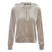 Dana Zip Hoodie Jacket Vero Moda , Gray , Dames