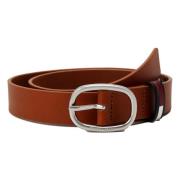 Oval 3.0 Riem Tommy Jeans , Brown , Dames