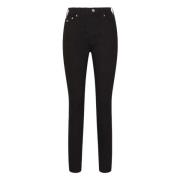 Lange broek Tommy Jeans , Black , Dames