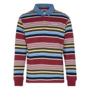 Faded Rugby Short Sleeve Polo HUF , Multicolor , Heren