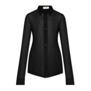 Transparante shirt Saint Laurent , Black , Dames