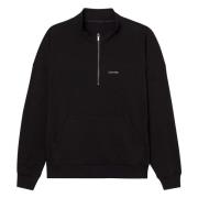 Quarter Zip Hoodie Calvin Klein , Black , Heren