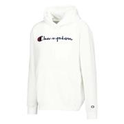 Hoodie Champion , White , Heren