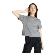 Korte Mouw T-shirt Champion , Gray , Dames