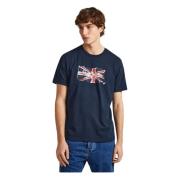 Clag T-shirt Pepe Jeans , Blue , Heren