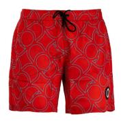 Rode Zomer Boxershorts Heren Trussardi , Red , Heren