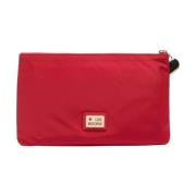 Schoudertas - Stijlvol en Compact Love Moschino , Red , Dames