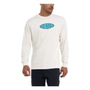 Eclipse Long Long-sleeve T-shirt Deus Ex Machina , White , Heren