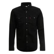 Standaard Fit Western Overhemd Levi's , Black , Heren