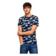 Rem Ozzy T-shirt Pepe Jeans , Blue , Heren