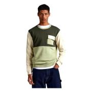 Marcus Crew Hoodie Pepe Jeans , Green , Heren