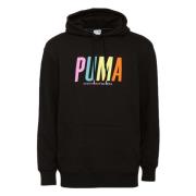 Grafische hoodie Puma , Black , Heren