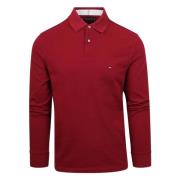 Reguliere korte mouw polo Tommy Hilfiger , Red , Heren