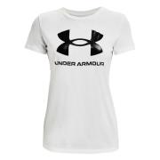 Live Sportstyle T-shirt Under Armour , White , Dames