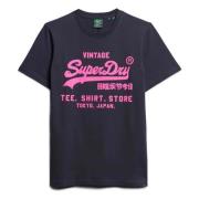 Neon Vl T Shirt Ub T-shirt Superdry , Gray , Heren