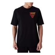 Chicago Bulls NBA Neon Fade T-shirt New Era , Black , Heren