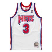 NJ Nets-Drazen Petrovic Tank Top Mitchell & Ness , White , Heren