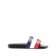 Basile Logo-Embossed Slides Moncler , Multicolor , Heren