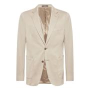 B Jersey Jas Boggi Milano , Beige , Heren