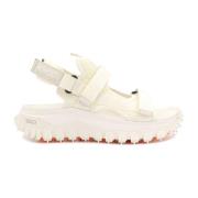 Witte Sandalen met Verstelbare Banden Moncler , White , Dames