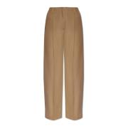 Plooi-voorkant broek Acne Studios , Beige , Dames