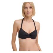 Zwart Zee Kleding Snap Sluiting Twinset , Black , Dames