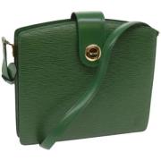 Pre-owned Leather louis-vuitton-bags Louis Vuitton Vintage , Green , D...