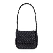 Cobble Mini schoudertas Bottega Veneta , Black , Dames