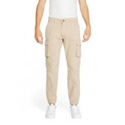 Heren Gym Flap Broek Herfst/Winter Collectie GAS , Beige , Heren