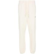 Witte Katoenen Jersey Broek Autry , Beige , Dames