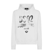 Stijlvolle Sweater Collectie Dsquared2 , White , Heren