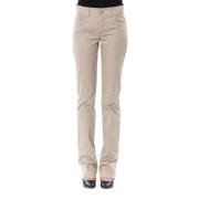 Beige Katoenen Broek Byblos , Beige , Dames