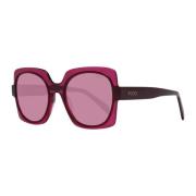 Burgundy Square Zonnebril met UV-bescherming Emilio Pucci , Red , Dame...