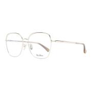 Gouden Vierkante Optische Monturen Max Mara , Yellow , Dames