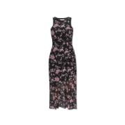 Bloemenpatroon jurk Ganni , Black , Dames