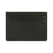 Leren Creditcardhouder Boggi Milano , Black , Heren