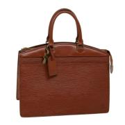 Pre-owned Leather handbags Louis Vuitton Vintage , Brown , Dames