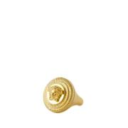 Medusa Biggie Ring - Goud Metaal Versace , Yellow , Dames