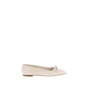 Asymmetrische Boog Patent Leren Ballet Flats Salvatore Ferragamo , Bei...