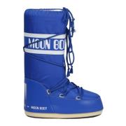 Iconische waterafstotende nylonlaarzen Moon Boot , Blue , Heren