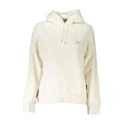 Geborduurde Hoodie met Fleece Napapijri , Beige , Dames