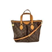 Pre-owned Canvas handbags Louis Vuitton Vintage , Brown , Dames