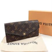 Pre-owned Canvas wallets Louis Vuitton Vintage , Brown , Dames