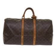 Pre-owned Canvas travel-bags Louis Vuitton Vintage , Brown , Dames