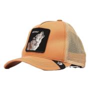 Lone Wolf Truckin Cap Goorin Bros , Orange , Unisex