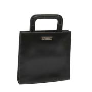 Pre-owned Leather handbags Gucci Vintage , Black , Dames