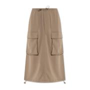 Rok met zakken MM6 Maison Margiela , Beige , Dames