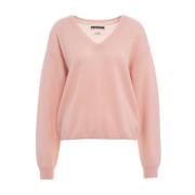 Roze Gebreide Trui Aw24 Crush , Pink , Dames